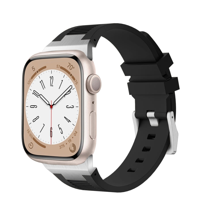 สายรัดนาฬิกาซิลิโคนเหลว Loners สำหรับ Apple Watch Series 7 45mm, สำหรับ Apple Watch SE 44mm, สำหรับ Apple Watch Series 6 44mm