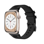 สายรัดนาฬิกาซิลิโคนเหลว Loners สำหรับ Apple Watch Series 5 44mm, สำหรับ Apple Watch Series 4 44mm, สำหรับ Apple Watch Series 3 42mm