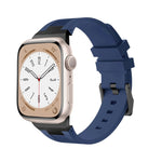 สายรัดนาฬิกาซิลิโคนเหลว Loners สำหรับ Apple Watch Series 5 44mm, สำหรับ Apple Watch Series 4 44mm, สำหรับ Apple Watch Series 3 42mm