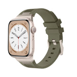 สายรัดนาฬิกาซิลิโคนเหลว Loners สำหรับ Apple Watch Series 5 44mm, สำหรับ Apple Watch Series 4 44mm, สำหรับ Apple Watch Series 3 42mm