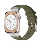 สายรัดนาฬิกาซิลิโคนเหลว Loners สำหรับ Apple Watch Series 5 44mm, สำหรับ Apple Watch Series 4 44mm, สำหรับ Apple Watch Series 3 42mm