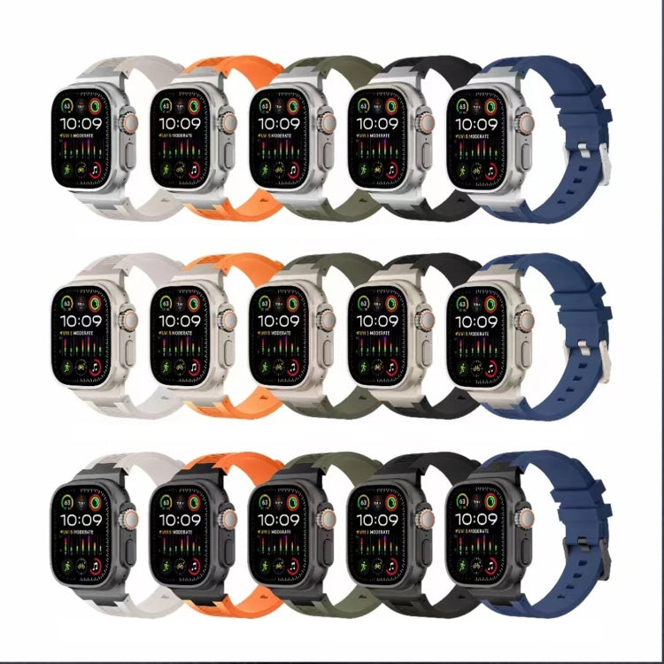 สายรัดนาฬิกาซิลิโคนเหลว Loners สำหรับ Apple Watch SE 2023 44mm, สำหรับ Apple Watch Ultra 2 49mm, สำหรับ Apple Watch Series 9 45mm