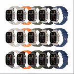 สายรัดนาฬิกาซิลิโคนเหลว Loners สำหรับ Apple Watch Series 5 44mm, สำหรับ Apple Watch Series 4 44mm, สำหรับ Apple Watch Series 3 42mm