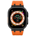สายรัดนาฬิกาซิลิโคนเหลวลายหินสำหรับ Apple Watch SE 2023 44mm, สำหรับ Apple Watch Ultra 2 49mm, สำหรับ Apple Watch Series 9 45mm, สำหรับ Apple Watch Ultra 49mm