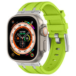 สายรัดนาฬิกาซิลิโคนเหลวลายหินสำหรับ Apple Watch SE 2023 44mm, สำหรับ Apple Watch Ultra 2 49mm, สำหรับ Apple Watch Series 9 45mm, สำหรับ Apple Watch Ultra 49mm