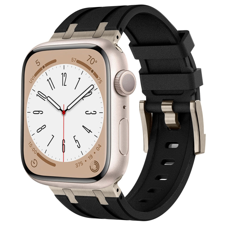 สายรัดนาฬิกาซิลิโคนเหลวลายหินสำหรับ Apple Watch Series 8 45mm, สำหรับ Apple Watch SE 2022 44mm, สำหรับ Apple Watch Series 7 45mm, สำหรับ Apple Watch SE 44mm