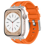 สายรัดนาฬิกาซิลิโคนเหลวลายหินสำหรับ Apple Watch Series 6 44mm, สำหรับ Apple Watch Series 5 44mm, สำหรับ Apple Watch Series 4 44mm, สำหรับ Apple Watch Series 3 42mm