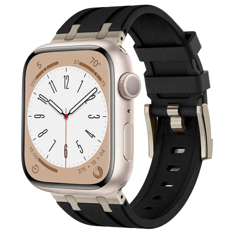 สายรัดนาฬิกาซิลิโคนเหลวลายหิน สำหรับ Apple Watch Series 2 42mm, สำหรับ Apple Watch 42mm
