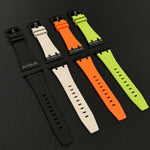 สายรัดนาฬิกาซิลิโคนเหลวลายหินสำหรับ Apple Watch Series 8 45mm, สำหรับ Apple Watch SE 2022 44mm, สำหรับ Apple Watch Series 7 45mm, สำหรับ Apple Watch SE 44mm