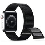 Dual Hook and Loop Nylon Watch Band, For Apple Watch SE 2023 44mm, For Apple Watch SE 2023 40mm, For Apple Watch Ultra 2 49mm, For Apple Watch Series 9 45mm, For Apple Watch Series 9 41mm