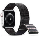 Dual Hook and Loop Nylon Watch Band, For Apple Watch Series 7 41mm, For Apple Watch Series 7 45mm, For Apple Watch SE 40mm, For Apple Watch SE 44mm, For Apple Watch Series 6 40mm