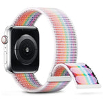 สายรัดนาฬิกาไนลอนแบบตะขอคู่และห่วง สำหรับ Apple Watch 38mm