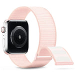 สายรัดนาฬิกาไนลอนแบบตะขอคู่และห่วง สำหรับ Apple Watch 38mm