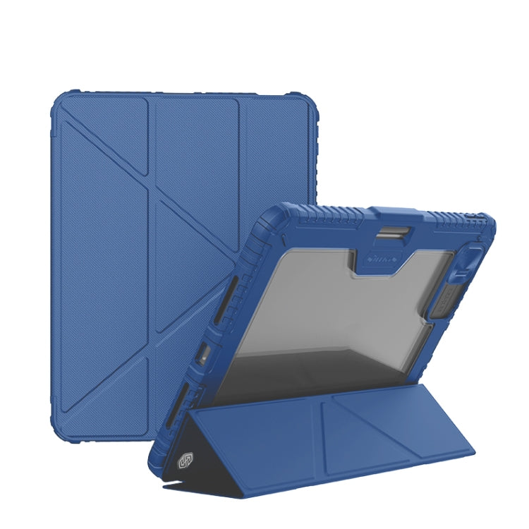 NILLKIN Bumper Pro Multi-angle Folding Style Tablet Leather Case, For iPad Air 13 2024 / 2025 / 2026, For iPad Pro 13 2025 / 2024, For iPad Pro 11 2025 / 2024