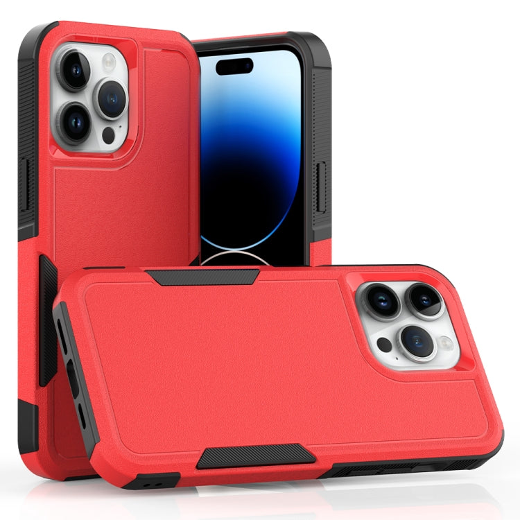 เคสโทรศัพท์ 2 in 1 PC + TPU สำหรับ iPhone 16, สำหรับ iPhone 15 Pro Max, สำหรับ iPhone 15 Pro, สำหรับ iPhone 15 Plus, สำหรับ iPhone 15, สำหรับ iPhone SE 2022 / 2020 / 8 / 7 / 6, สำหรับ iPhone X / XS, สำหรับ iPhone XR