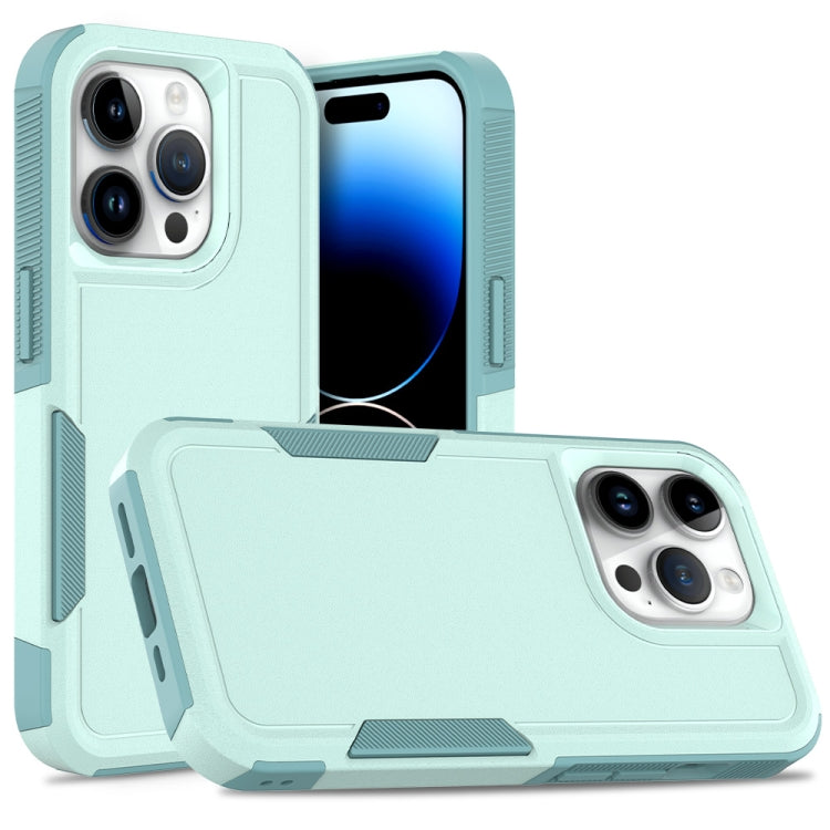 เคสโทรศัพท์ 2 in 1 PC + TPU สำหรับ iPhone 16, สำหรับ iPhone 15 Pro Max, สำหรับ iPhone 15 Pro, สำหรับ iPhone 15 Plus, สำหรับ iPhone 15, สำหรับ iPhone SE 2022 / 2020 / 8 / 7 / 6, สำหรับ iPhone X / XS, สำหรับ iPhone XR