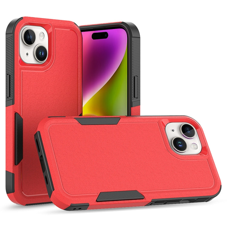 เคสโทรศัพท์ 2 in 1 PC + TPU สำหรับ iPhone 16, สำหรับ iPhone 15 Pro Max, สำหรับ iPhone 15 Pro, สำหรับ iPhone 15 Plus, สำหรับ iPhone 15, สำหรับ iPhone SE 2022 / 2020 / 8 / 7 / 6, สำหรับ iPhone X / XS, สำหรับ iPhone XR