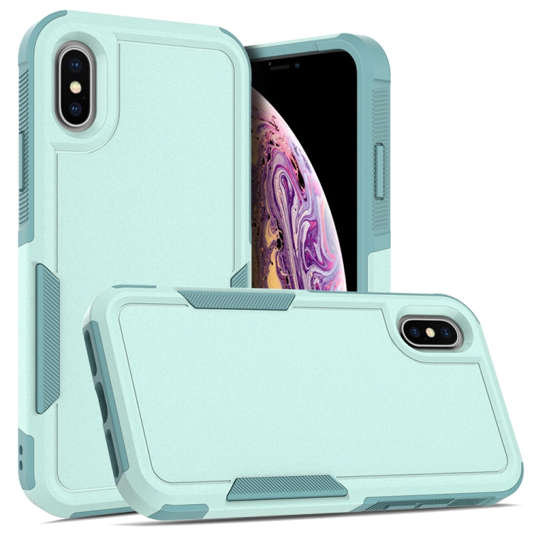 เคสโทรศัพท์ 2 in 1 PC + TPU สำหรับ iPhone 16, สำหรับ iPhone 15 Pro Max, สำหรับ iPhone 15 Pro, สำหรับ iPhone 15 Plus, สำหรับ iPhone 15, สำหรับ iPhone SE 2022 / 2020 / 8 / 7 / 6, สำหรับ iPhone X / XS, สำหรับ iPhone XR