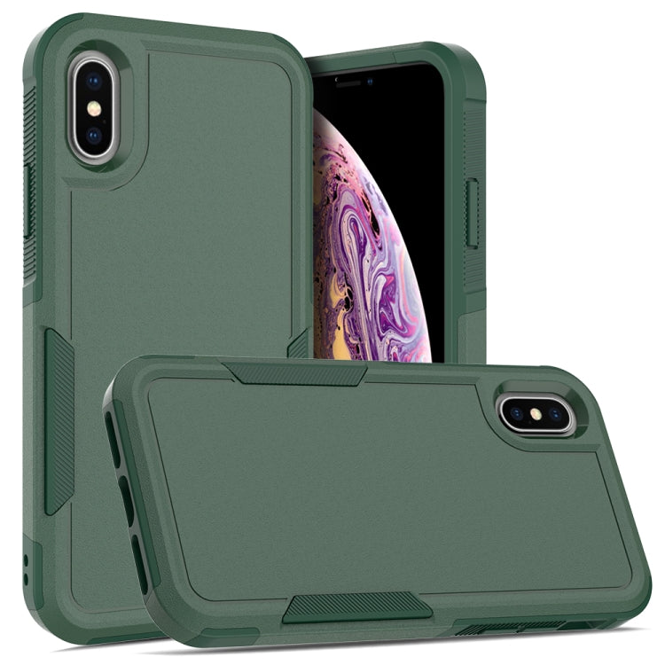 เคสโทรศัพท์ 2 in 1 PC + TPU สำหรับ iPhone 16, สำหรับ iPhone 15 Pro Max, สำหรับ iPhone 15 Pro, สำหรับ iPhone 15 Plus, สำหรับ iPhone 15, สำหรับ iPhone SE 2022 / 2020 / 8 / 7 / 6, สำหรับ iPhone X / XS, สำหรับ iPhone XR