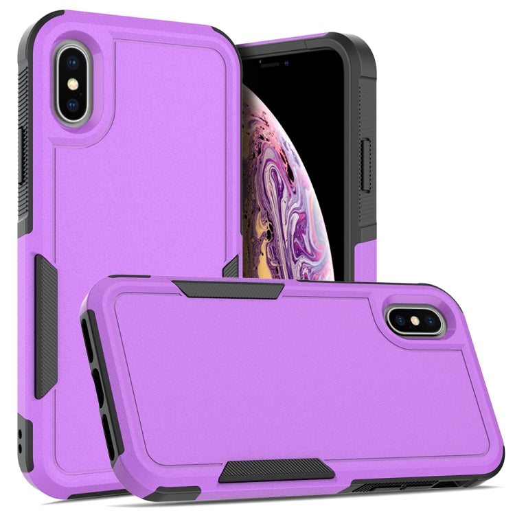 เคสโทรศัพท์ 2 in 1 PC + TPU สำหรับ iPhone 16, สำหรับ iPhone 15 Pro Max, สำหรับ iPhone 15 Pro, สำหรับ iPhone 15 Plus, สำหรับ iPhone 15, สำหรับ iPhone SE 2022 / 2020 / 8 / 7 / 6, สำหรับ iPhone X / XS, สำหรับ iPhone XR