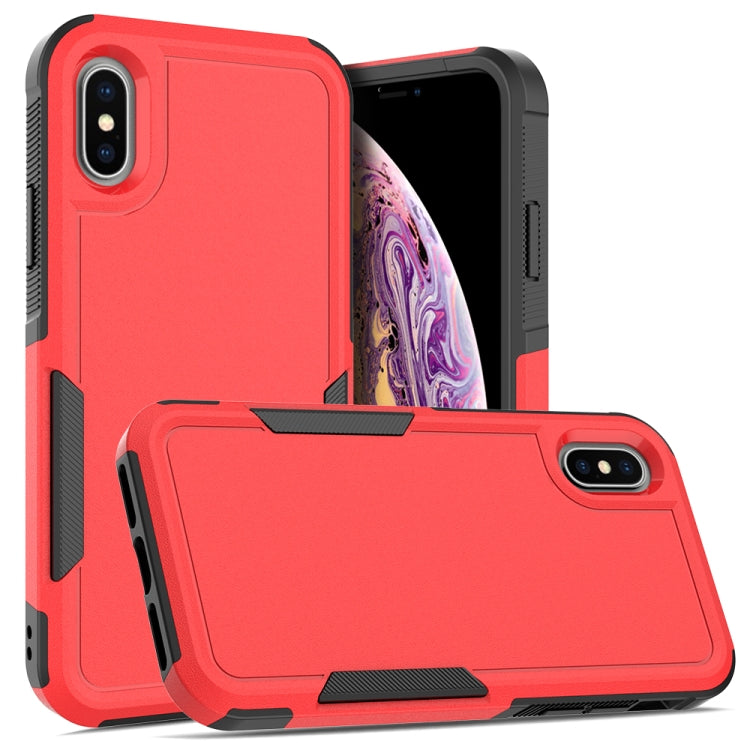 เคสโทรศัพท์ 2 in 1 PC + TPU สำหรับ iPhone 16, สำหรับ iPhone 15 Pro Max, สำหรับ iPhone 15 Pro, สำหรับ iPhone 15 Plus, สำหรับ iPhone 15, สำหรับ iPhone SE 2022 / 2020 / 8 / 7 / 6, สำหรับ iPhone X / XS, สำหรับ iPhone XR