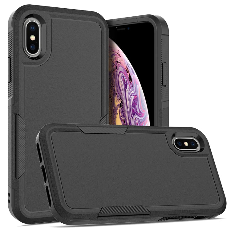 เคสโทรศัพท์ 2 in 1 PC + TPU สำหรับ iPhone 16, สำหรับ iPhone 15 Pro Max, สำหรับ iPhone 15 Pro, สำหรับ iPhone 15 Plus, สำหรับ iPhone 15, สำหรับ iPhone SE 2022 / 2020 / 8 / 7 / 6, สำหรับ iPhone X / XS, สำหรับ iPhone XR