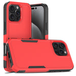 เคสโทรศัพท์ 2 in 1 PC + TPU สำหรับ iPhone 17e / 16e, สำหรับ iPhone 17 Pro Max, สำหรับ iPhone 17 Pro, สำหรับ iPhone 17, สำหรับ iPhone Air, สำหรับ iPhone 16 Pro Max, สำหรับ iPhone 16 Pro, สำหรับ iPhone 16 Plus