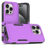 เคสโทรศัพท์ 2 in 1 PC + TPU สำหรับ iPhone 17e / 16e, สำหรับ iPhone 17 Pro Max, สำหรับ iPhone 17 Pro, สำหรับ iPhone 17, สำหรับ iPhone Air, สำหรับ iPhone 16 Pro Max, สำหรับ iPhone 16 Pro, สำหรับ iPhone 16 Plus