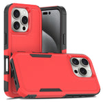 เคสโทรศัพท์ 2 in 1 PC + TPU สำหรับ iPhone 17e / 16e, สำหรับ iPhone 17 Pro Max, สำหรับ iPhone 17 Pro, สำหรับ iPhone 17, สำหรับ iPhone Air, สำหรับ iPhone 16 Pro Max, สำหรับ iPhone 16 Pro, สำหรับ iPhone 16 Plus