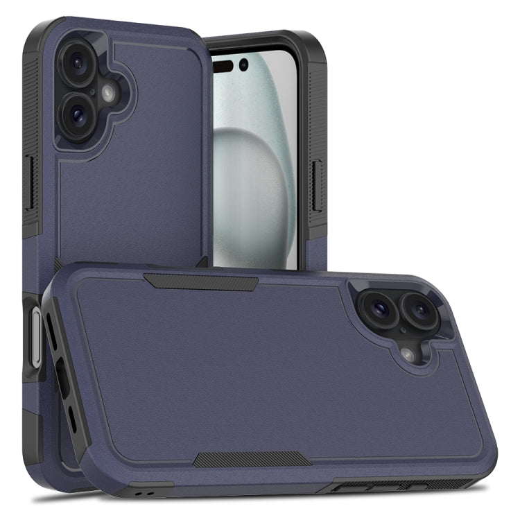 เคสโทรศัพท์ 2 in 1 PC + TPU สำหรับ iPhone 17e / 16e, สำหรับ iPhone 17 Pro Max, สำหรับ iPhone 17 Pro, สำหรับ iPhone 17, สำหรับ iPhone Air, สำหรับ iPhone 16 Pro Max, สำหรับ iPhone 16 Pro, สำหรับ iPhone 16 Plus