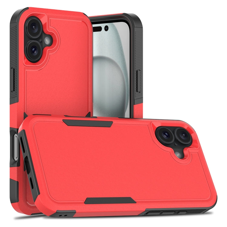 เคสโทรศัพท์ 2 in 1 PC + TPU สำหรับ iPhone 17e / 16e, สำหรับ iPhone 17 Pro Max, สำหรับ iPhone 17 Pro, สำหรับ iPhone 17, สำหรับ iPhone Air, สำหรับ iPhone 16 Pro Max, สำหรับ iPhone 16 Pro, สำหรับ iPhone 16 Plus