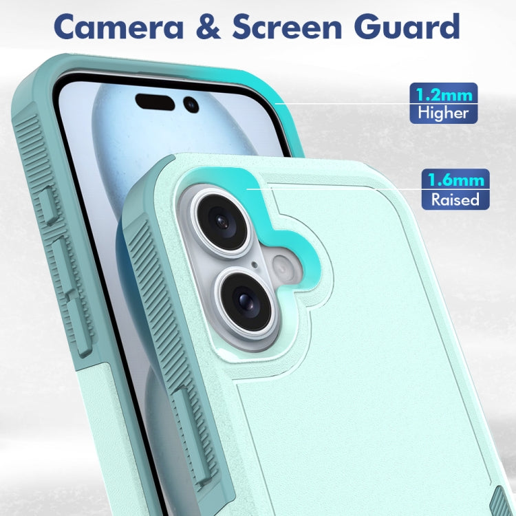 เคสโทรศัพท์ 2 in 1 PC + TPU สำหรับ iPhone 16, สำหรับ iPhone 15 Pro Max, สำหรับ iPhone 15 Pro, สำหรับ iPhone 15 Plus, สำหรับ iPhone 15, สำหรับ iPhone SE 2022 / 2020 / 8 / 7 / 6, สำหรับ iPhone X / XS, สำหรับ iPhone XR