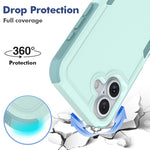 เคสโทรศัพท์ 2 in 1 PC + TPU สำหรับ iPhone 16, สำหรับ iPhone 15 Pro Max, สำหรับ iPhone 15 Pro, สำหรับ iPhone 15 Plus, สำหรับ iPhone 15, สำหรับ iPhone SE 2022 / 2020 / 8 / 7 / 6, สำหรับ iPhone X / XS, สำหรับ iPhone XR