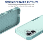 เคสโทรศัพท์ 2 in 1 PC + TPU สำหรับ iPhone 16, สำหรับ iPhone 15 Pro Max, สำหรับ iPhone 15 Pro, สำหรับ iPhone 15 Plus, สำหรับ iPhone 15, สำหรับ iPhone SE 2022 / 2020 / 8 / 7 / 6, สำหรับ iPhone X / XS, สำหรับ iPhone XR