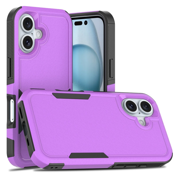 เคสโทรศัพท์ 2 in 1 PC + TPU สำหรับ iPhone 16, สำหรับ iPhone 15 Pro Max, สำหรับ iPhone 15 Pro, สำหรับ iPhone 15 Plus, สำหรับ iPhone 15, สำหรับ iPhone SE 2022 / 2020 / 8 / 7 / 6, สำหรับ iPhone X / XS, สำหรับ iPhone XR