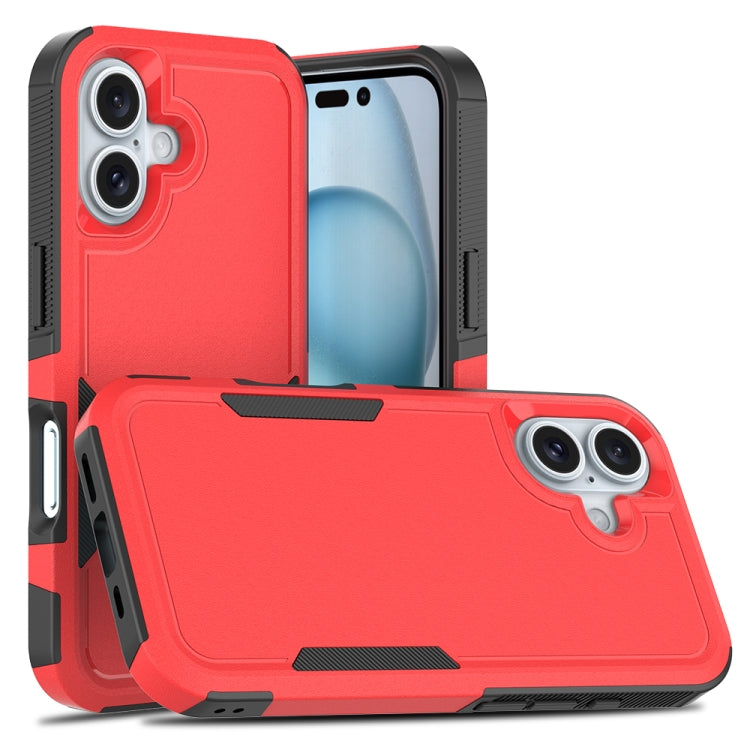 เคสโทรศัพท์ 2 in 1 PC + TPU สำหรับ iPhone 16, สำหรับ iPhone 15 Pro Max, สำหรับ iPhone 15 Pro, สำหรับ iPhone 15 Plus, สำหรับ iPhone 15, สำหรับ iPhone SE 2022 / 2020 / 8 / 7 / 6, สำหรับ iPhone X / XS, สำหรับ iPhone XR