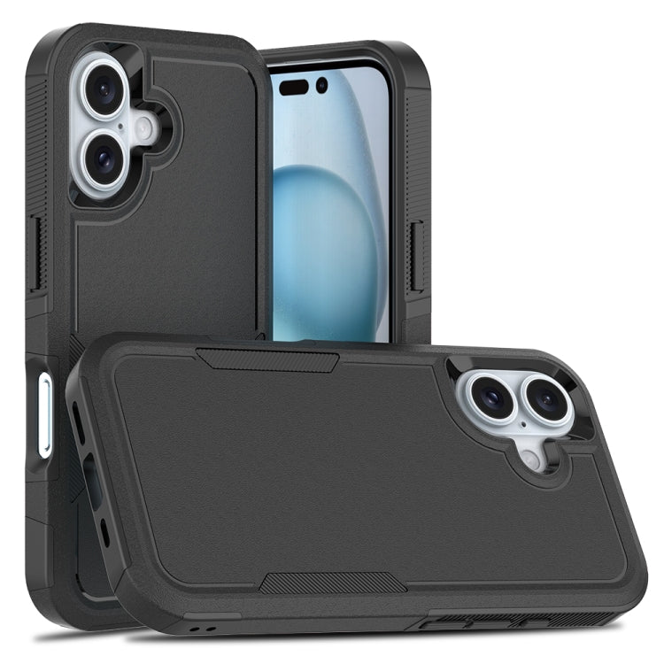 เคสโทรศัพท์ 2 in 1 PC + TPU สำหรับ iPhone 16, สำหรับ iPhone 15 Pro Max, สำหรับ iPhone 15 Pro, สำหรับ iPhone 15 Plus, สำหรับ iPhone 15, สำหรับ iPhone SE 2022 / 2020 / 8 / 7 / 6, สำหรับ iPhone X / XS, สำหรับ iPhone XR