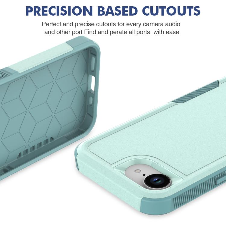 เคสโทรศัพท์ 2 in 1 PC + TPU สำหรับ iPhone 17e / 16e, สำหรับ iPhone 17 Pro Max, สำหรับ iPhone 17 Pro, สำหรับ iPhone 17, สำหรับ iPhone Air, สำหรับ iPhone 16 Pro Max, สำหรับ iPhone 16 Pro, สำหรับ iPhone 16 Plus