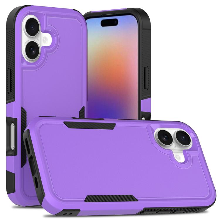 เคสโทรศัพท์ 2 in 1 PC + TPU สำหรับ iPhone 17e / 16e, สำหรับ iPhone 17 Pro Max, สำหรับ iPhone 17 Pro, สำหรับ iPhone 17, สำหรับ iPhone Air, สำหรับ iPhone 16 Pro Max, สำหรับ iPhone 16 Pro, สำหรับ iPhone 16 Plus