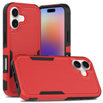 เคสโทรศัพท์ 2 in 1 PC + TPU สำหรับ iPhone 17e / 16e, สำหรับ iPhone 17 Pro Max, สำหรับ iPhone 17 Pro, สำหรับ iPhone 17, สำหรับ iPhone Air, สำหรับ iPhone 16 Pro Max, สำหรับ iPhone 16 Pro, สำหรับ iPhone 16 Plus