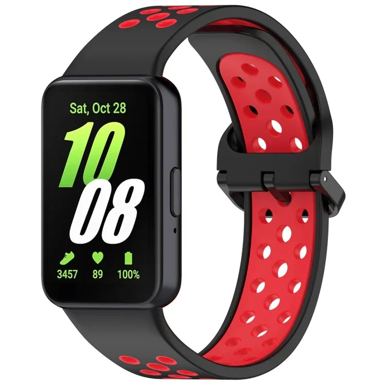 สายซิลิโคนสองสีระบายอากาศได้ สำหรับ Samsung Galaxy Fit 3