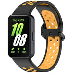 สายซิลิโคนสองสีระบายอากาศได้ สำหรับ Samsung Galaxy Fit 3