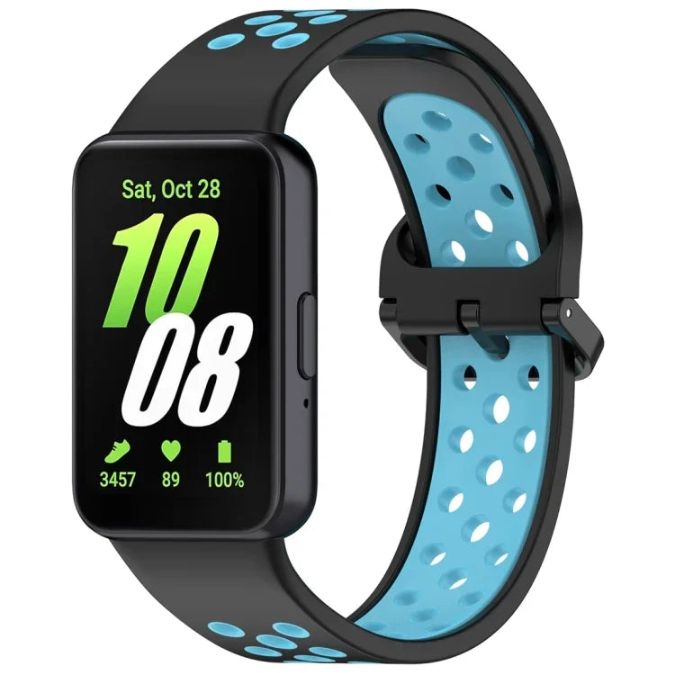 สายซิลิโคนสองสีระบายอากาศได้ สำหรับ Samsung Galaxy Fit 3
