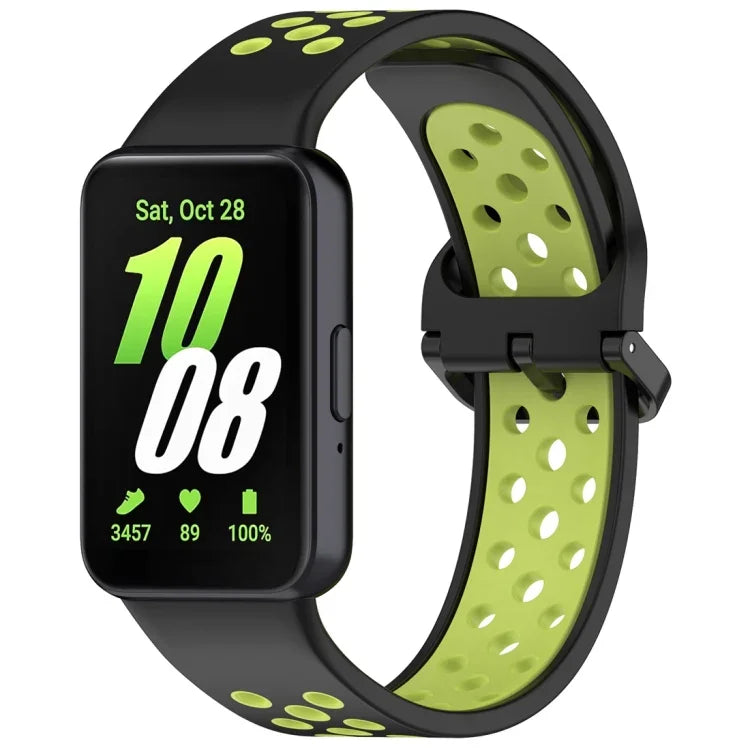 สายซิลิโคนสองสีระบายอากาศได้ สำหรับ Samsung Galaxy Fit 3