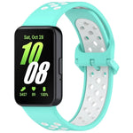 สายซิลิโคนสองสีระบายอากาศได้ สำหรับ Samsung Galaxy Fit 3