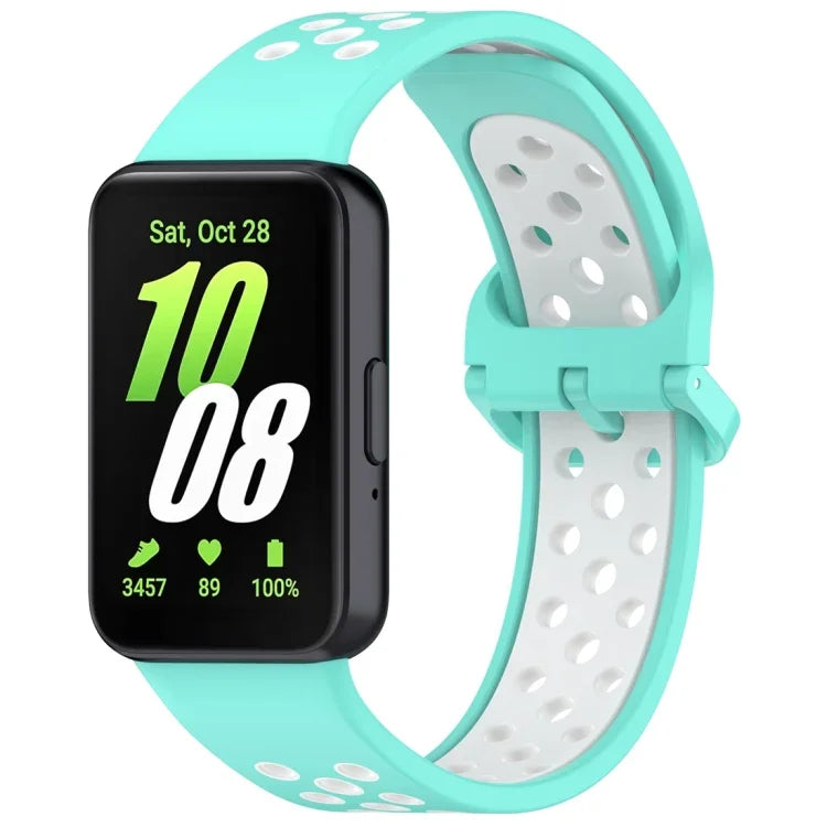 สายซิลิโคนสองสีระบายอากาศได้ สำหรับ Samsung Galaxy Fit 3