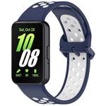 สายซิลิโคนสองสีระบายอากาศได้ สำหรับ Samsung Galaxy Fit 3