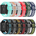 สายซิลิโคนสองสีระบายอากาศได้ สำหรับ Samsung Galaxy Fit 3