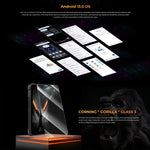 HOTWAV W11 โทรศัพท์กันกระแทก, มองเห็นในที่มืด, แบตเตอรี่ 20800mAh, 6.6 นิ้ว Android 13 MT8788 Octa Core, เครือข่าย: 4G, OTG, บันทึกการโทร, 6GB+256GB