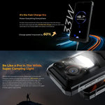 HOTWAV W11 โทรศัพท์กันกระแทก, มองเห็นในที่มืด, แบตเตอรี่ 20800mAh, 6.6 นิ้ว Android 13 MT8788 Octa Core, เครือข่าย: 4G, OTG, บันทึกการโทร, 6GB+256GB